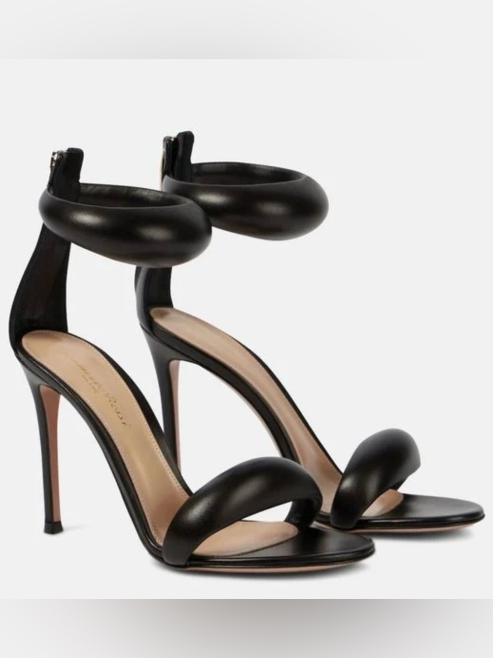 Gianvito Rossi Bijoux Sandals - Napa black size 39, 8.5